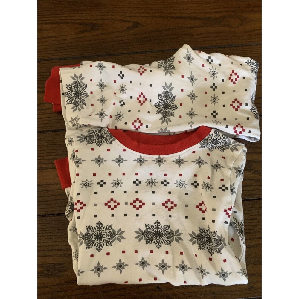 Honest Baby Clothing Unisex Pajamas Holiday Christmas Fair Isle XS 5-6
